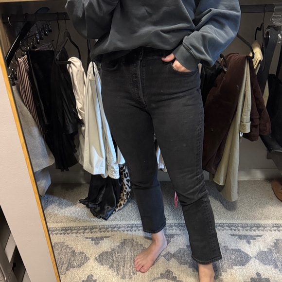 Agolde Denim - Agolde Riley jeans in black